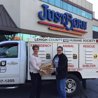 JustBorn Volunteers for the Lehigh Country Humane Society